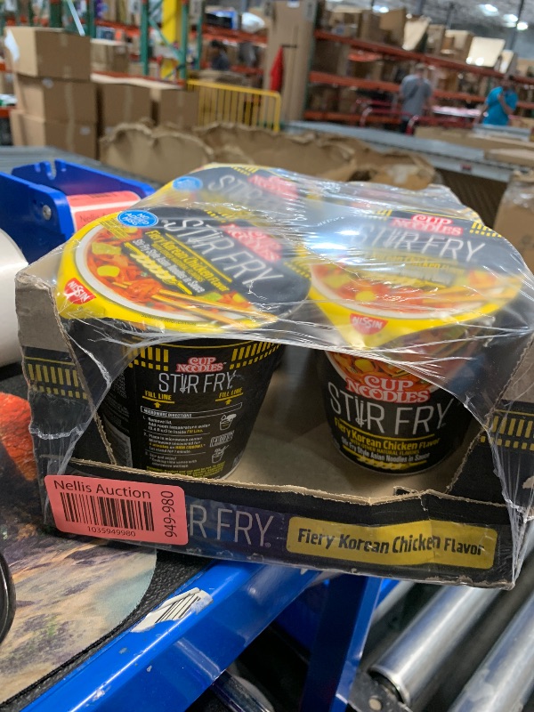 Photo 1 of ***(EXP: 9/12/25 )NONREFUNDABLE***Nissin Cup Noodles Stir Fry Noodles in Sauce, Fiery Chicken, 2.96 Ounce (Pack of 6)