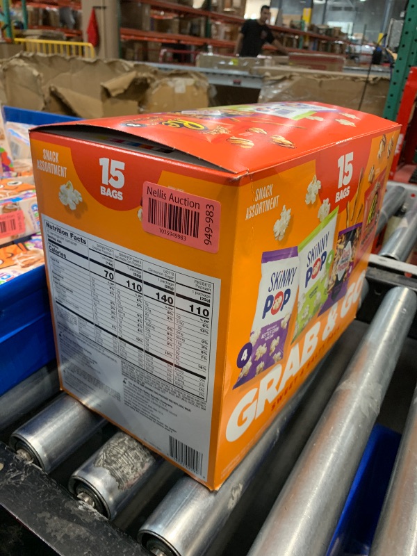 Photo 1 of ***(EXP: 8/02/25 )NONREFUNDABLE*** Sweet & Salty Multipack, SkinnyPop Original and Kettle Corn, Dot's Cinnamon Sugar Pretzels, Reese's Popcorn, On-the-Go Snacks, Individually Sized Bags, (15 Count)