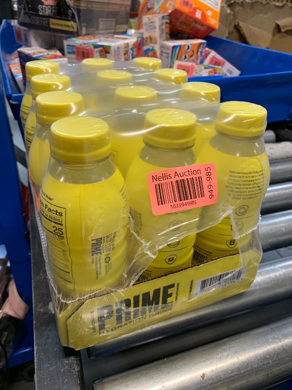 Photo 1 of ***(EXP: 7/25)NONREFUNDABLE***PRIME Hydration LEMONADE | Sports Drinks | Electrolyte Enhanced for Ultimate Hydration | 250mg BCAAs | B Vitamins | Antioxidants | 2g Of Sugar | 16.9 Fluid Ounce | 12 Pack