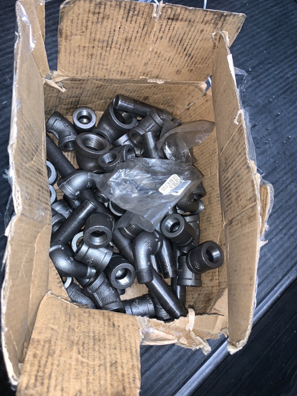 Photo 4 of ***ASSORTED 3/8" BLACK PIPE FITTING PEICES***
3/8 in. Black Iron 45° Street Elbow