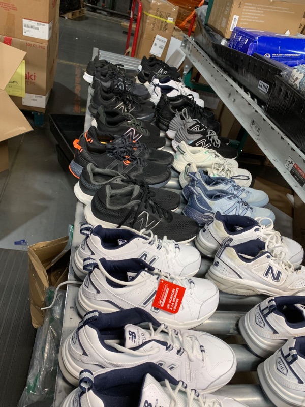 Photo 3 of ***NON-REFUNDABLE*** **MENS AND WOMENS SHOES - NEW AND USED - ASSORTED SIZES / COLORS / CONDITIONS*** **23 PAIRS***
New Balance Men's 608 V5 Casual Comfort Cross Trainer, AMONG OTHERS