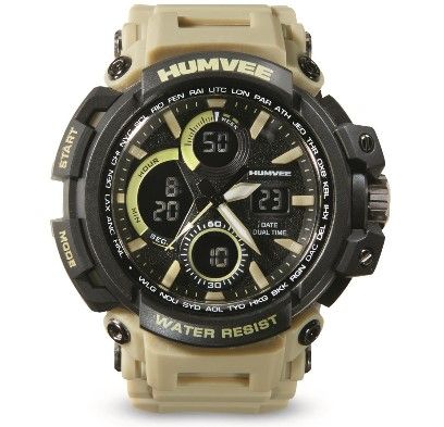 Photo 1 of (MISSING BATTERY) Humvee Impact Digital/Analog Watch