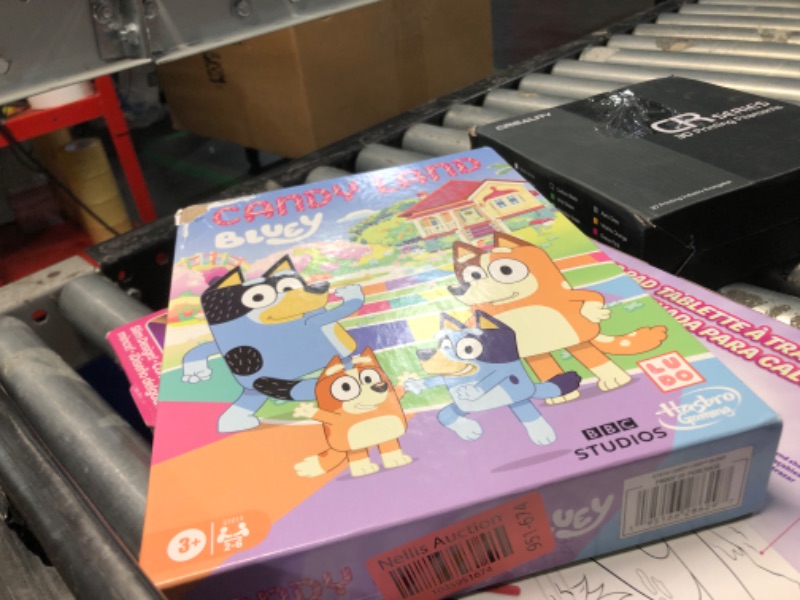 Photo 1 of ***FACTORY SEALED***Hasbro Gaming Candy Land Bluey Edition Board Game | Ages 3 and Up | 2-6 Players | Play as Dad, Mum, Bluey, Bingo, Muffin, or Socks | Preschool Games | Kids Gifts (Amazon Exclusive)