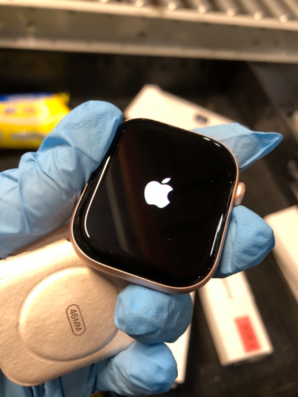 Photo 3 of ***FACTORY SEALED/OPENED TO INSPECT***Apple Watch Series 10 (GPS) 46mm Aluminum Case with Light Blush Sport Band - S/M