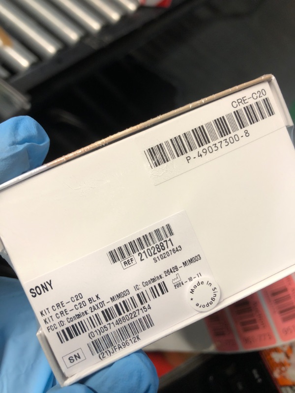 Photo 2 of ***FACTORY SEALED***Sony CRE-C20 Self-Fitting OTC Hearing Aids for Mild to Moderate Hearing Loss, Prescription-Grade Sound Quality, Compact Virtually Invisible Design, Customizable App, and Rechargeable Battery