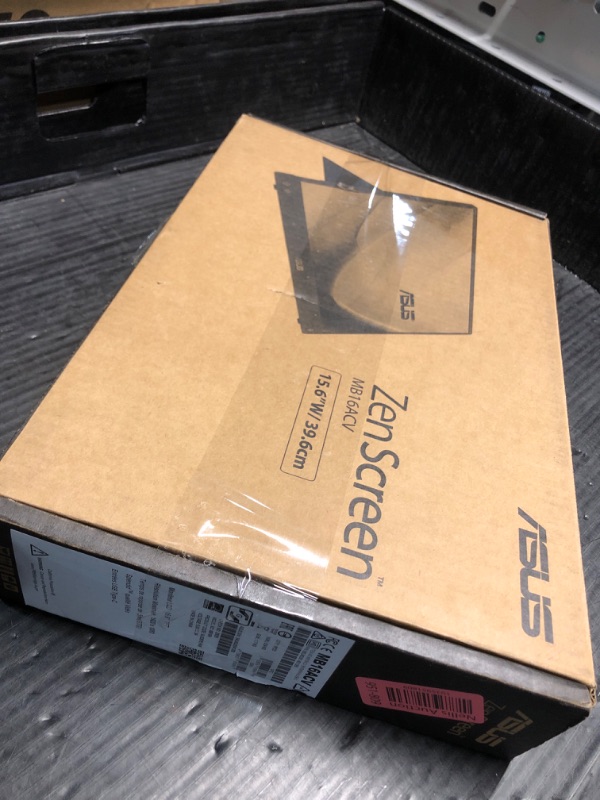 Photo 6 of ***FACTORY SEALED-OPENED TO INSPECT***ASUS ZenScreen 15.6” 1080P Portable Monitor (MB16ACV) - Full HD, IPS, Eye Care, Flicker Free, Blue Light Filter, Kickstand, USB-C Power Delivery, for Laptop, PC, Phone, Console