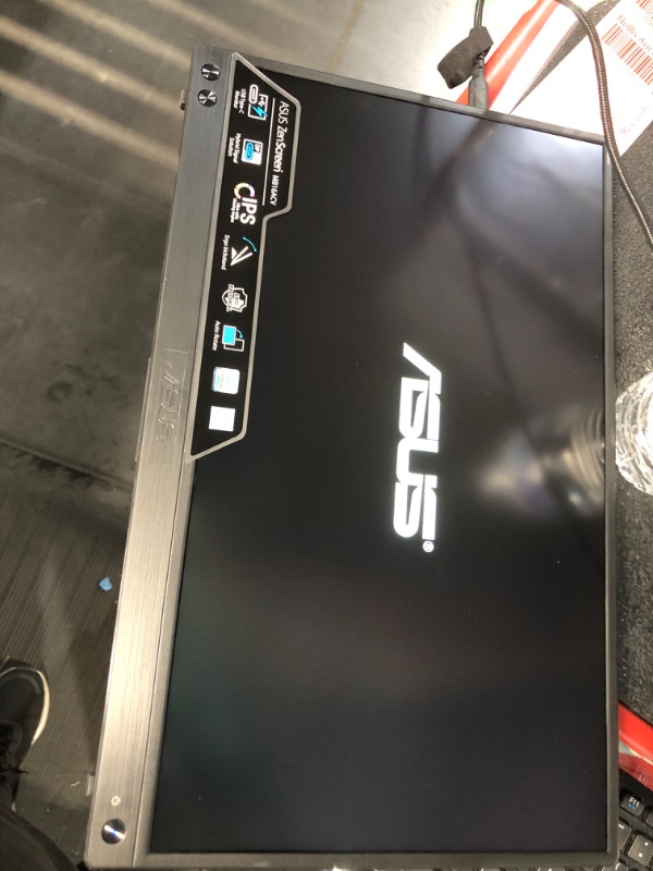 Photo 5 of ***FACTORY SEALED-OPENED TO INSPECT***ASUS ZenScreen 15.6” 1080P Portable Monitor (MB16ACV) - Full HD, IPS, Eye Care, Flicker Free, Blue Light Filter, Kickstand, USB-C Power Delivery, for Laptop, PC, Phone, Console