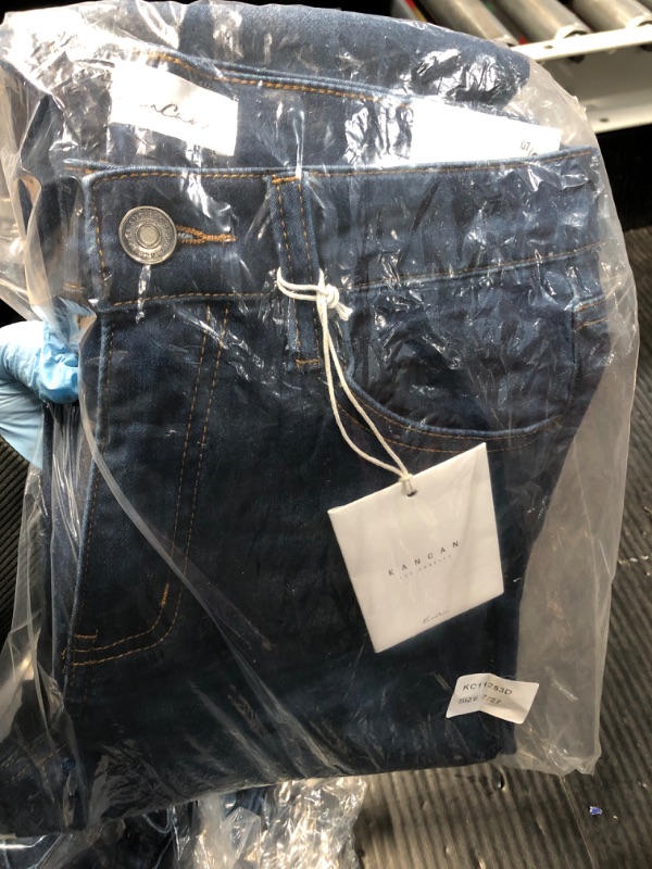 Photo 2 of ***FACTORY SEALED***SIZE 7/27 --(4 PAIRS) Kan Can Women's Denim- 3 pants one pair of shorts-Blue SIZE 7/27