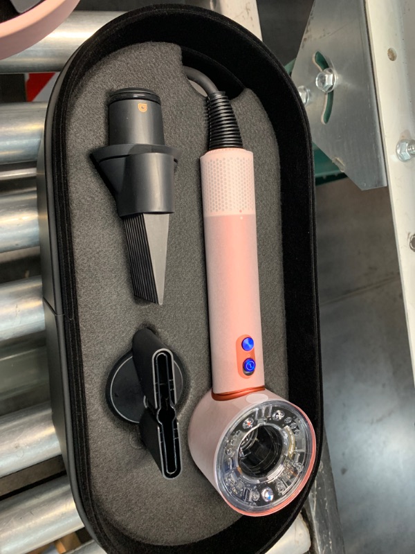 Photo 2 of ***SEALED- OPENED TO INSPECT AND MATCH SN***
Dyson Special edition Supersonic Nural™ hair dryer in Strawberry bronze and blush pink designed Presentation