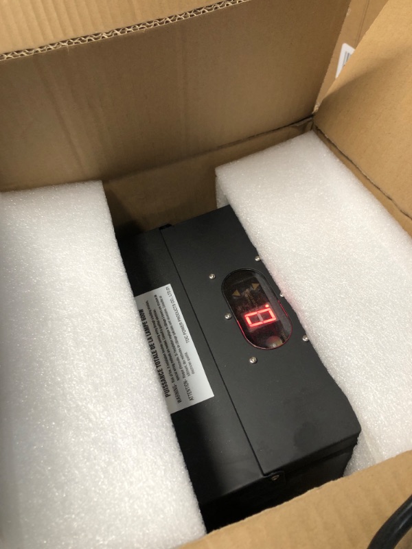 Photo 3 of ***ITEM TESTED FOR POWER, UNABLE TO TEST FURTHER***DEWENWILS 600W Low Voltage Landscape Transformer, Outdoor Weatherproof Transformer with Timer and Photocell Sensor, 120V AC to 12V/13V/14V/15V AC for LED Lighting, Walkway Light, cULus Listed