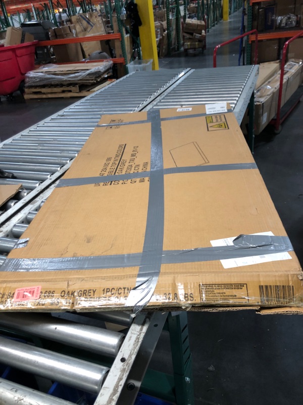 Photo 4 of  A LOT OF SCRAT AND DRILLING ON THE TOP****Flash Furniture Glenbrook 30" x 60" Rectangular Table Top with White or Gray Reversible Laminate Top (Pack of 1)