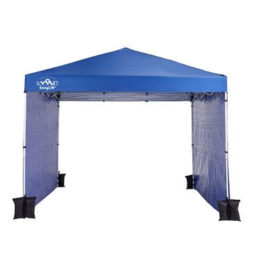 Photo 1 of *** FACTORY SEAL***Yoli Malibu EasyLift 100 10' x 10' Straight Leg Instant Canopy Value Pack