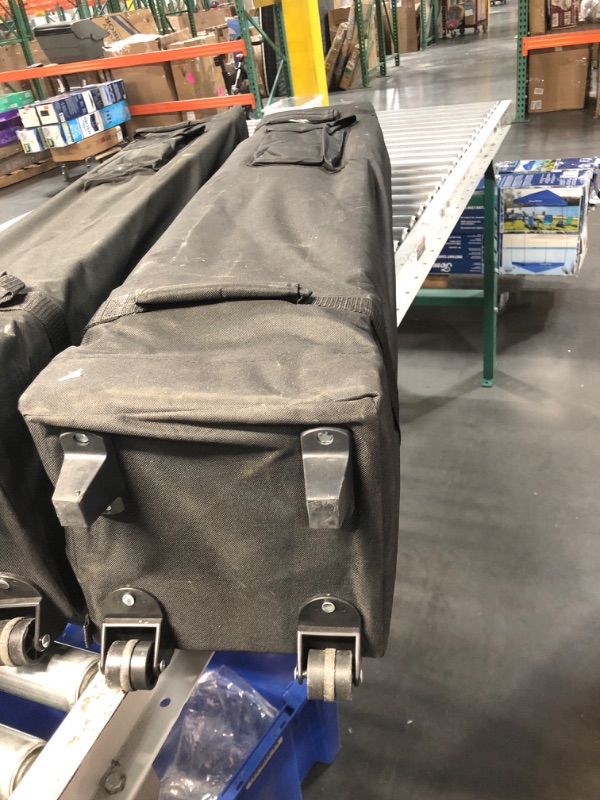 Photo 1 of ***USED - DAMAGED - SEE COMMENTS***
Fold Up Canopy, Beige with Brown Frame, Metal, with Carry Case