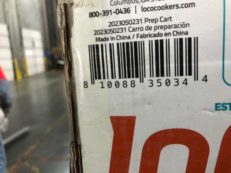Photo 1 of *** FACTORY SEAL***LoCo Cookers Griddle Grill Cart, Foldable Steel Tabletop Prep Station, Chalk
