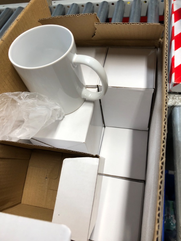 Photo 3 of ***(MISSING 2 CUPS) ***
Dmsky Sublimation Mugs 11 OZ Blank Bulk Coffee Mug White Ceramic Photo Cups Tazas Para Sublimation Cup 12 pack With Box, Heat Tape, sublimation paper Ideal for Crafts and Printing