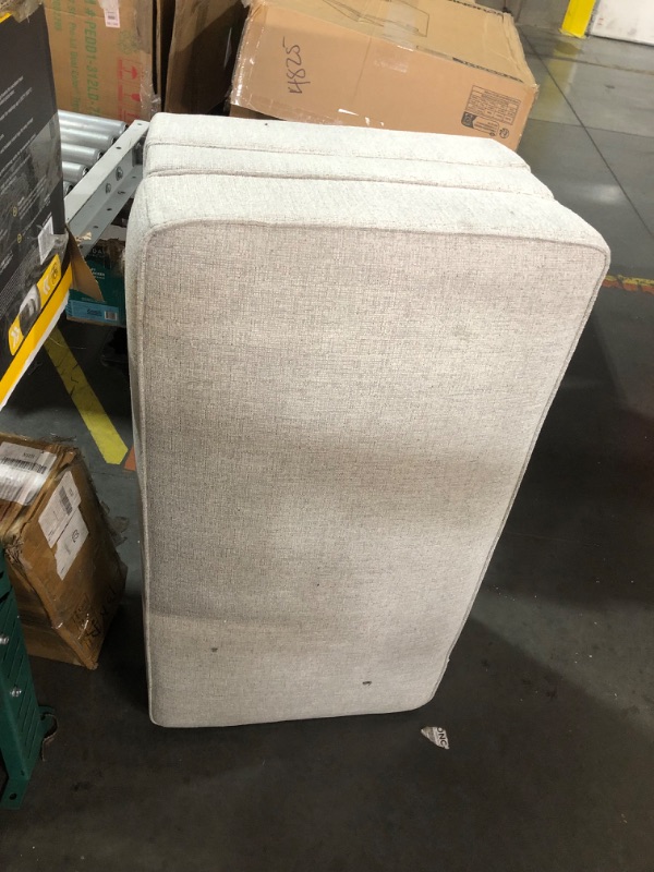 Photo 5 of ***USED - DIRTY - NO PACKAGING***
Signature Design by Ashley Eastonbridge Casual Upholstered Rectangular Ottoman, Light Gray