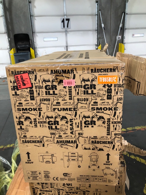 Photo 1 of *** FACTORY SEAL*** BOX BEAT UP***Traeger Grills Ironwood 650 Electric Wood Pellet Grill and Smoker, Black, 650 Square Inches Cook Area, 500 Degree Max Temperature, Meat Probe, 6 in 1 BBQ Grill with WiFi and app connectivity