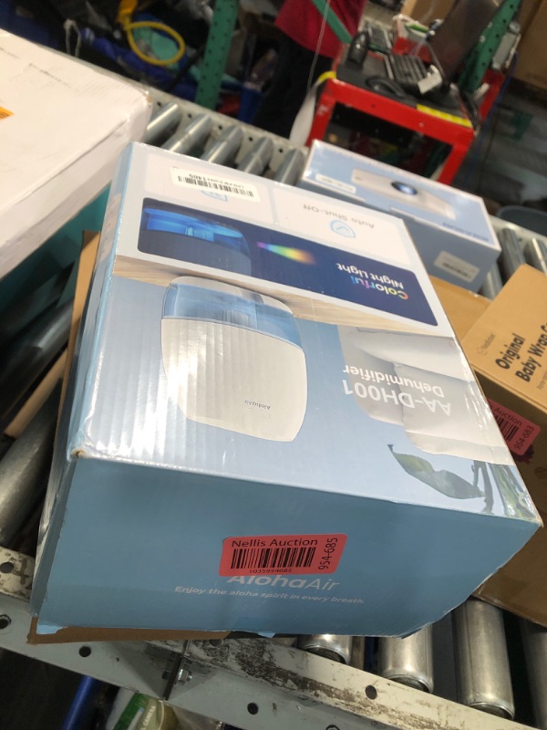 Photo 2 of ***(PARTS ONLY/ NON FUNCTIONAL/NO RETURNS OR REFUNDS)***
AlohaAir Dehumidifiers for Home, 34 oz Small Dehumidifier for Room, Quiet Dehumidifiers for Bathroom, Bedroom, RV, Closet with Auto Shut Off, 7 Colors Night Light