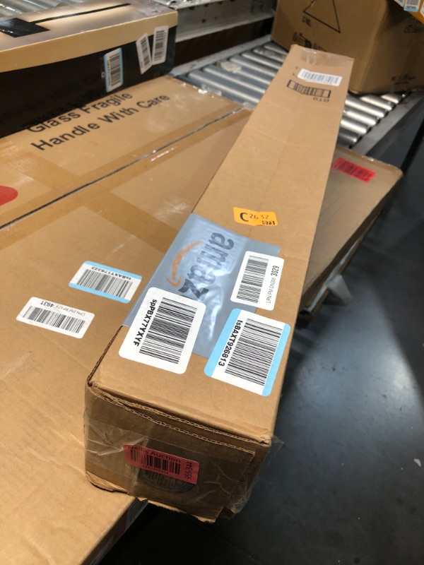 Photo 1 of Retractable Baby Gate, Extra Wide Safety Kids or Pets Gate, 33” Tall, Extends to 55” Wide, Mesh Safety Dog Gate for Stairs, Indoor, Outdoor, Doorways, Hallways(33”x55”- Grey)