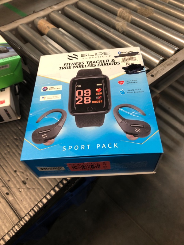Photo 1 of (USED) Fitness Tracker & True Wireless Sport Earbuds Combo
