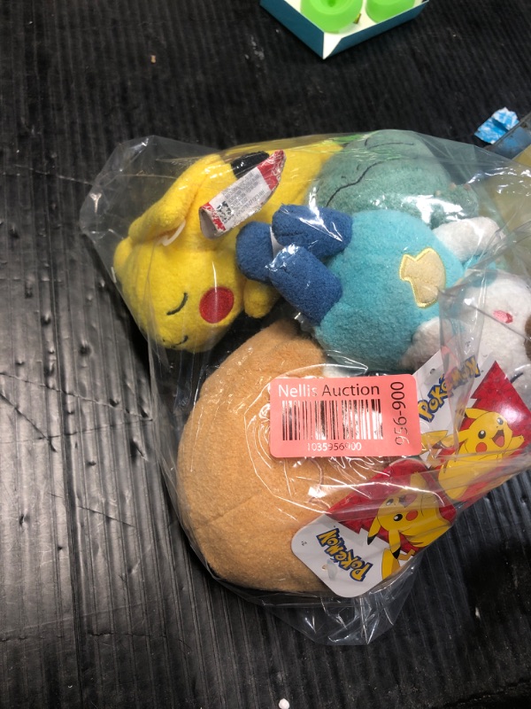 Photo 2 of *** STOCK PHOTO FOR REFERTENCE ONLY__ SEE PHOTOS***PACK 4 Pokemon Sleeping Plush Assortment