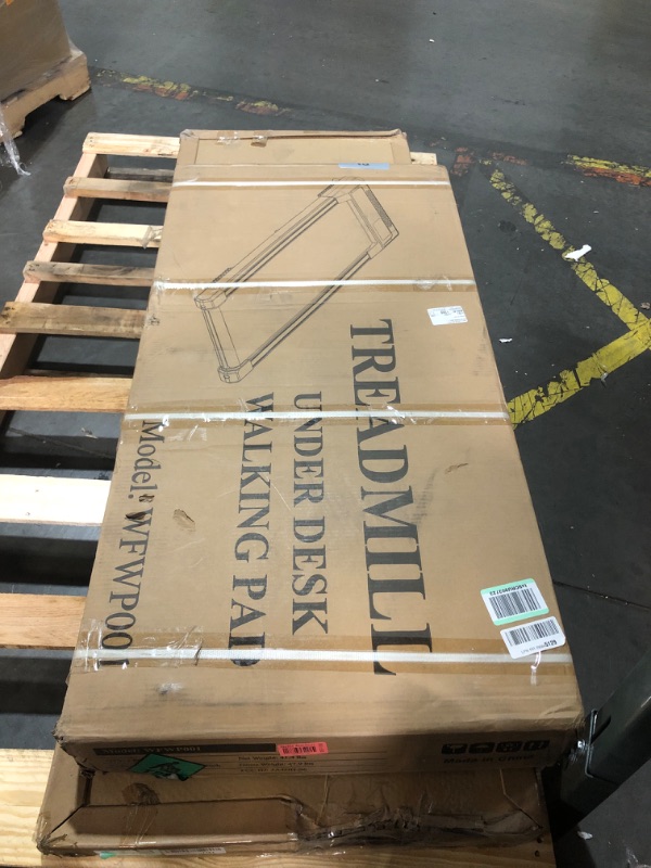 Photo 1 of ***ITEM TESTED FOR POWER, UNABLE TO TEST FURTHER*** 
10% Incline Walking Pad Treadmill 320+ lb Capacity