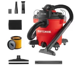 Photo 1 of ***NONREFUNDABLE - THIS SALE FINAL - PARTS ONLY - SEE COMMENTS***
CRAFTSMAN Detachable Blower 12-Gallon 6-HP Corded Wet/Dry Shop Vacuum with Accessories Included