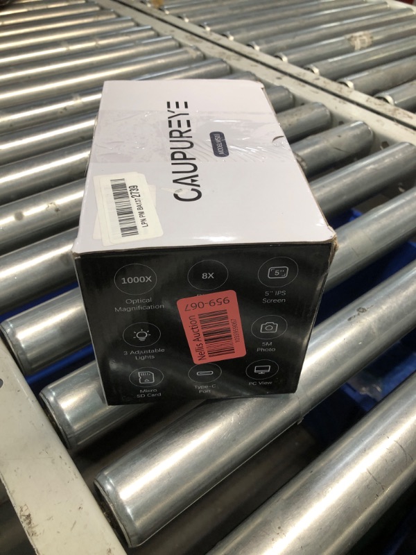 Photo 1 of Digital Microscope with 5.0'' Screen, 8000x Microscope for Adults and Kids, Taking Photos and Videos, Suitable for Observing Cells, Coin, Soldering Joints, Specimens