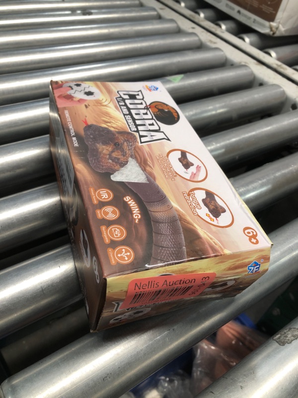 Photo 1 of AMCHSURI Remote Control Snakes Realistic Rc Snake Prank Cobra Rechargeable Smart Sensing Snake Cat Toy with Infrared Controller Snake Toys for Kids/Cat