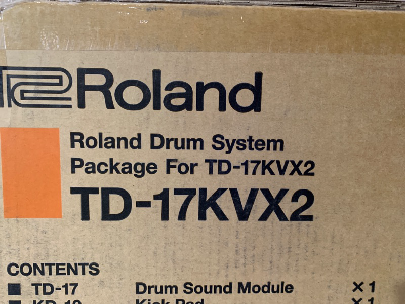 Photo 5 of ***BOX 1 OF 2*** **PARTIAL SET***
Roland V Quiet 5-Piece Electronic Crashes, Ride & Hi-Hat Mounted on Acoustic Stand TD-17KVX2 Ultimate Generation 2 Drums Kit