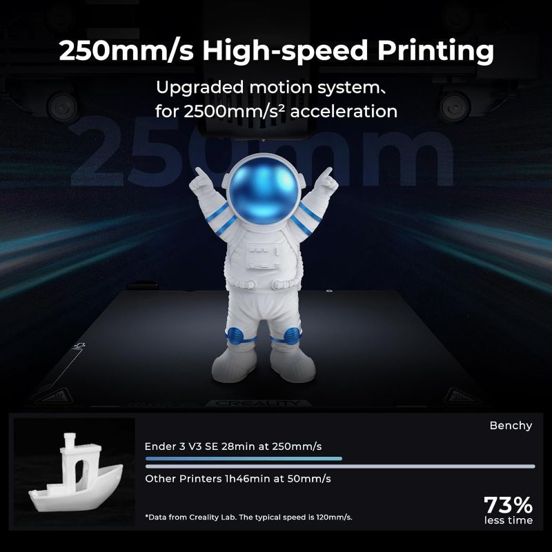 Photo 1 of ***SEALED-OPENED TO INSPECT***
Creality Ender 3 V3 SE 3D Printer, 250mm/s Faster Printing Speed CR Touch Auto Leveling Sprite Direct Extruder Dual Z-Axis Auto Filament Loading Ender 3D Printer Print Size 8.66x8.66x9.84 inch