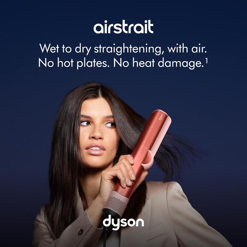 Photo 2 of ***FACTORY SEALED - OPENED TO INSPECT***
Dyson Special edition Airstrait™ straightener in Strawberry bronze and blush pink