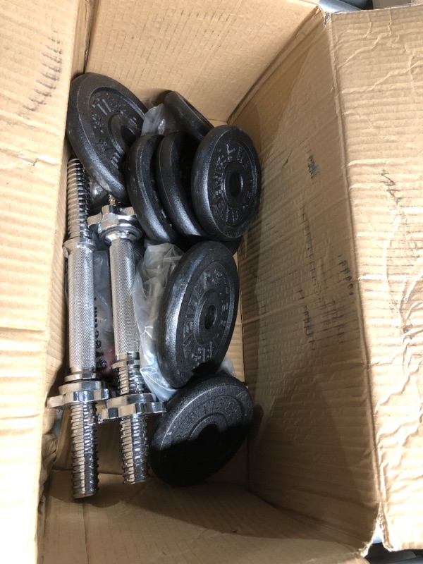 Photo 2 of **MISSING 1- 3LB WEIGHT**
Weider 40 lb. Adjustable Dumbbell Set
(4)