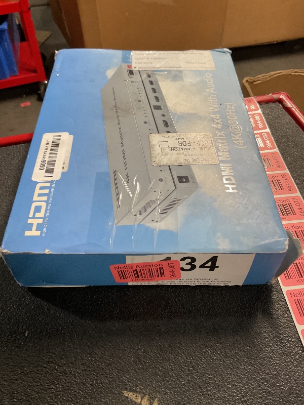 Photo 1 of 4K HDMI Matrix Switch 4x4, HDMI Matrix Switcher Splitter 4 in 4 Out with RS232 Control, HDMI Matrix Selector Box with 3.5mm & Optic Audio Output.