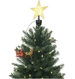 Photo 1 of ***STOCK PHOTO REFERENCE ONLY***
Mr. Christmas 24-in Santa Red White Christmas Tree Topper