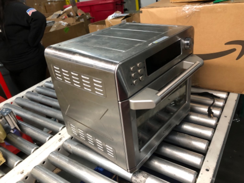 Photo 6 of ***HEAVILY USED AND DIRTY - UNABLE TO TEST - SEE PICTURES***
COSORI Smart 12-in-1 Air Fryer Toaster Oven Combo, Airfryer Convection Oven Countertop, Bake, Roast, Reheat, Broiler, Dehydrate, 75 Recipes & 3 Accessories, 26QT, Silver-Stainless Steel