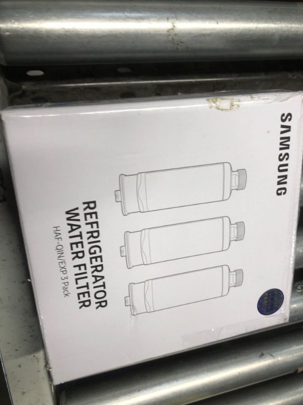 Photo 2 of ***(USED/ ONE HAS BEEN OPEN OTHER 2 ARE FACTORY SEALED) ***
SAMSUNG Genuine Filters for Refrigerator Water and Ice