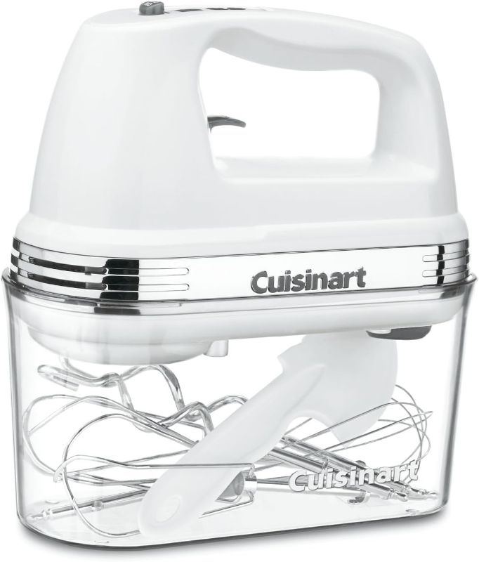 Photo 1 of ***MISSING MIXER - BOWL AND HARDWARE ONLY - SEE PICTURES***
Cuisinart HM-90S Power Advantage Plus 9-Speed Handheld Mixer with Storage Case, White