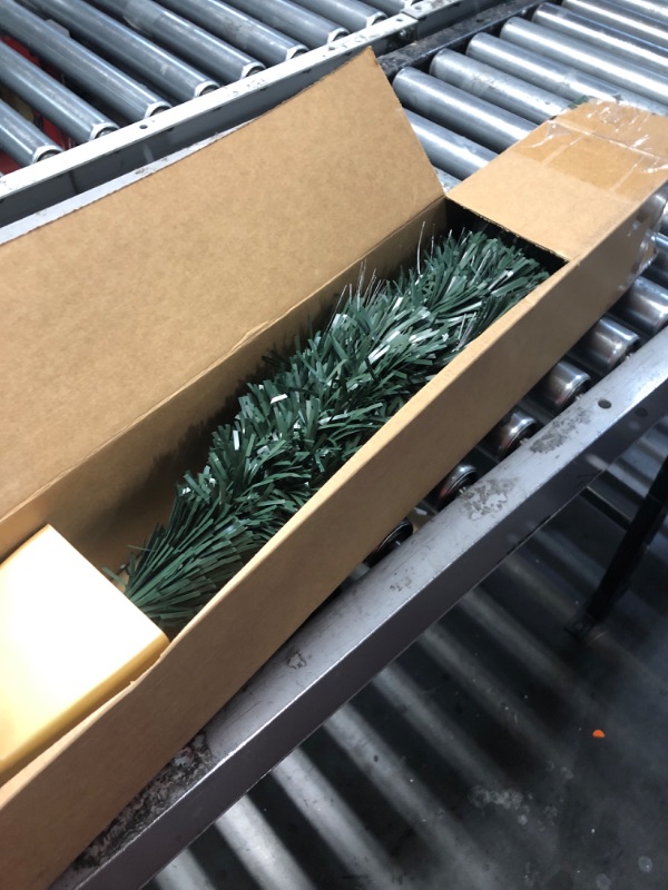 View 2 of 3ft Green Fiber Optic Christmas Tree,Pre-Lit Artificial Mini Christmas Tree, Tabletop Small Xmas Tree with Stars Holiday Home Decorations