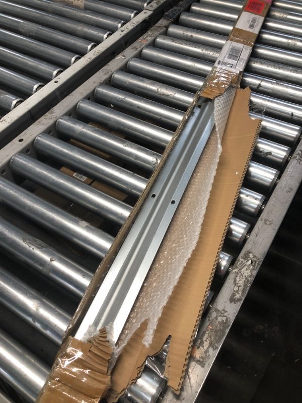 Photo 1 of ALEKO VTRACK12FT 12 Feet Galvanized Gate V Track in 2 6 Foot Sections for Sliding Rolling Chain Rack Driveway Gate