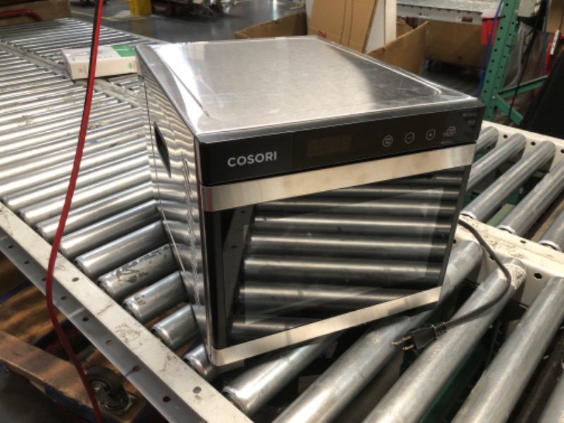 Photo 1 of ***DAMAGED - DENTED - POWERS ON - UNABLE TO TEST FURTHER - MISSING TRAYS - SEE PICTURES***
COSORI Food Dehydrator, Bigger Than 7 Trays With Large 6.5" Drying Space, 600W Power Saves More Time Than 480W, 165°F Dehydrated Dryer for Jerky, Dog Treats, Herbs,