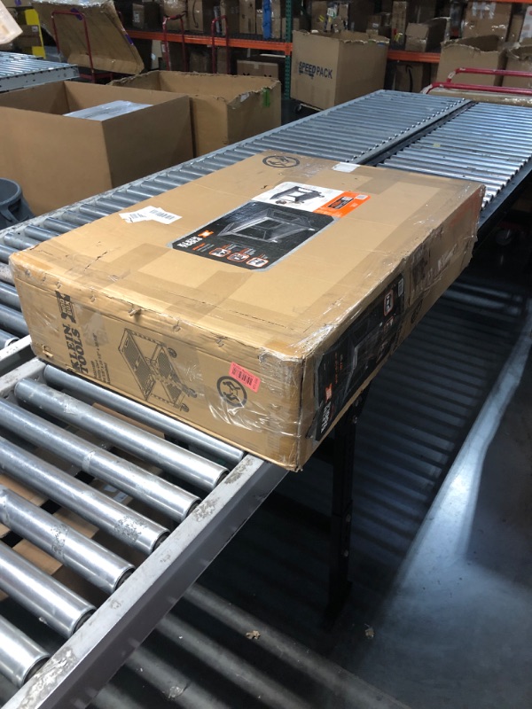 Photo 1 of Klein Tools 54831MB MODbox Utility Cart, 2-Shelf Heavy Duty Rolling Tool Cart, 500-Pound Capacity, 6-Inch Wheels, for Jobsite, Warehouse