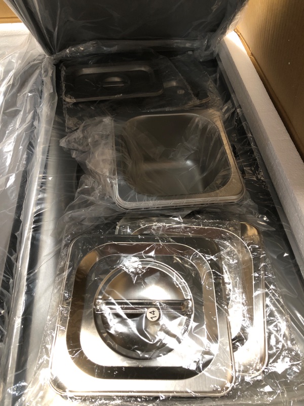 Photo 1 of GRILL FORCE Pizza Oven Table with Pizza Topping Station,Movable Pizza Oven Stand,Pizza Oven Cart,Outdoor Grill Table Cart,Food Prep Work Cart,Fits for Ooni Pizza Oven,Ninja Woodfire,Blackstone Griddle