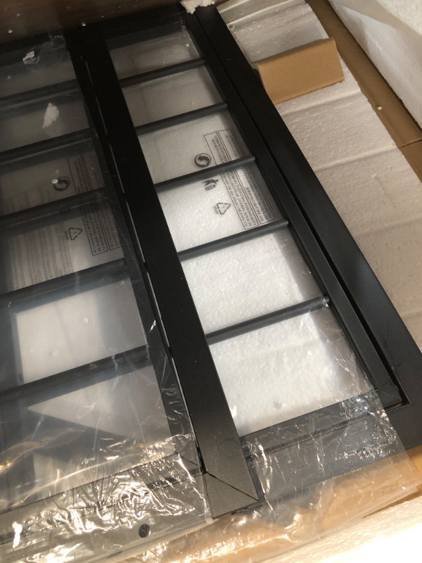 Photo 1 of ***USED - BOX 1 OF 2 ONLY - ONLY 1 DOG CAGE - OTHER PARTS LIKELY MISSING AS WELL***
YITAHOME 77.6" Large Corner Dog Crate Furniture for 2 Dogs, 4 Combination Forms Wooden Dog Kennel with 360° rotatable Dog Bowls & 3 Doors,Dog Crate Furniture TV Stand for 