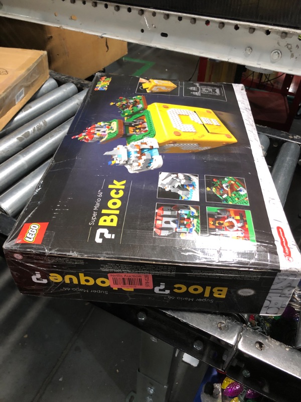 Photo 1 of ***see notes***LEGO Super Mario 64 Question Mark Block 71395, 3D Model Set for Adults with 4 Microscale Game Levels: Peach’s Castle, Bob-omb Battlefield, Cool Mountain and Lethal Lava Trouble