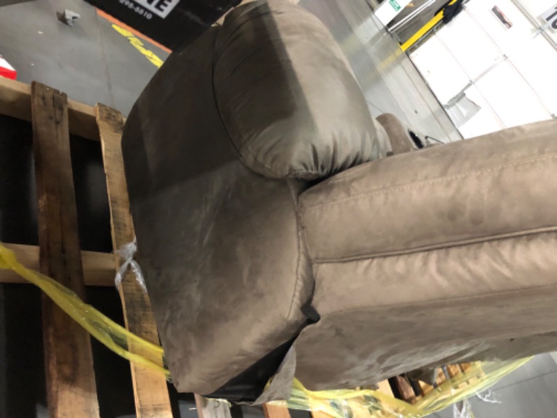 Photo 12 of ***COLOR LIGHTER IN PERSON-MINOR DAMAGE TO BACK STILL SEEMS FUNCTIONAL-TRUCK/TRAILER PICKUP ONLY***
Corduroy Living Room Furniture Set Reclining Sofa Set Loveseat Furniture Sets in Living Room Sofa Recliners (Loveseat, Taupe 