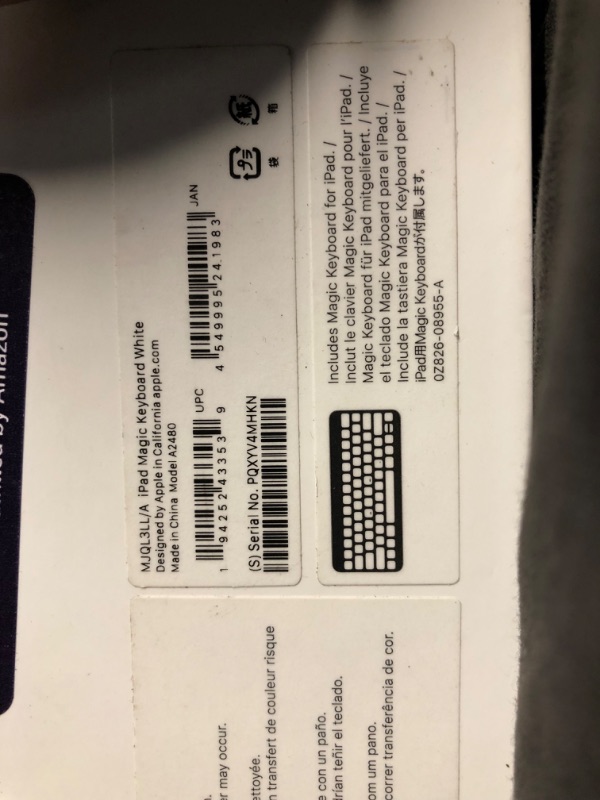 Photo 5 of ***SEE NOTES*** 
Apple Magic Keyboard for iPad Pro 12.9-inch