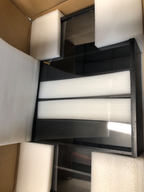 Photo 1 of 1/24 Scale Diecast Display Case Wall Mount Clear Model Car Display Case Model Cars Storage Cabinet Rack with Acrylic Door Holds 16 Cars