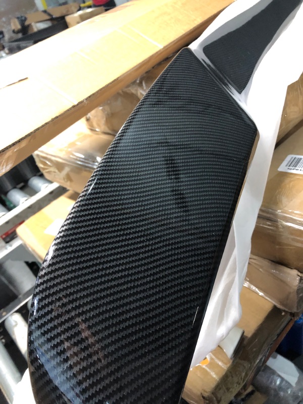 Photo 1 of NUBEHONE C6 Extended Carbon Fiber Painted Rear Trunk Lid Wing Spoiler Fit for Corvette C6 All Models 2005–2013|C6 ZR1 Extended Style Splitter
