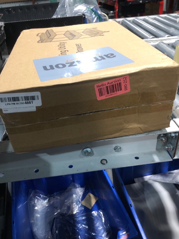 Photo 1 of Calmootey 3-Tier Rolling Utility Cart with Drawer,Multifunctional Storage Organizer with Plastic Shelf & Metal Wheels,Storage Cart for Kitchen,Bathroom,Living Room,Office,Black